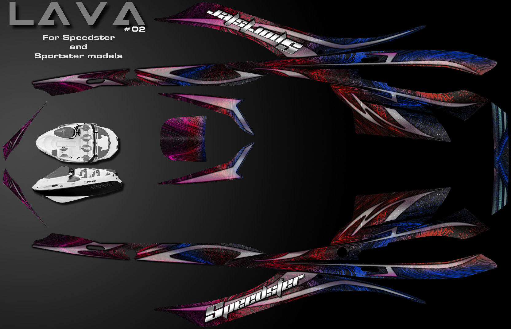 speedster boat graphics 2