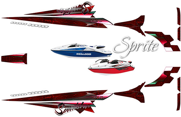 Speedster 200 boat graphics