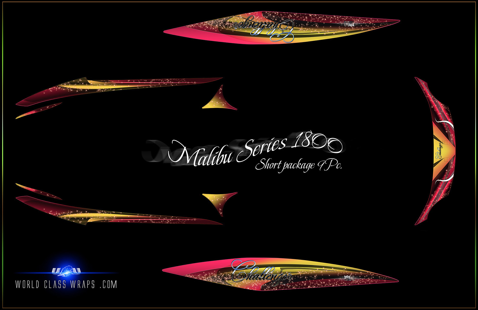 malibu stardust challenger 1800 boat graphics