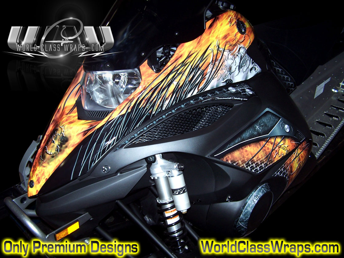 Yamaha Nytro flames wrap