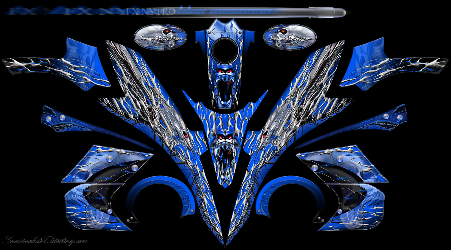 The Blue Assassin graphics for Yamaha Nytro