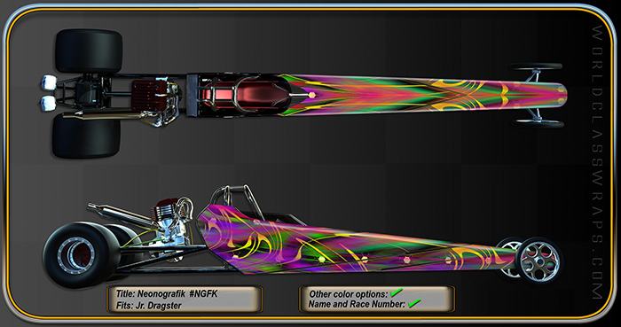 TOCO CUSTOM DRAGSTER GRAPHICS WRAP