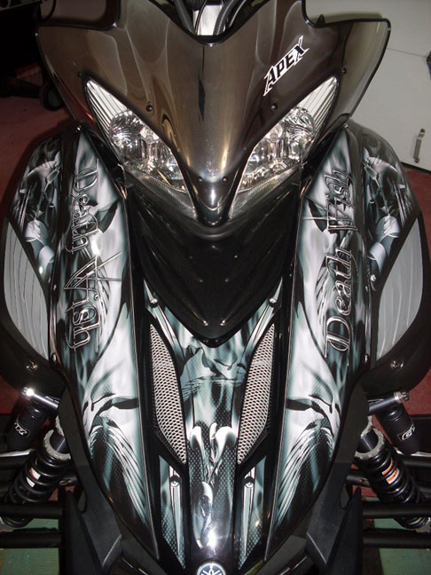 ghost series graphics yamaha apex snowmobile